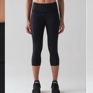 Lululemon Fast and Free Crop 19” Nulux